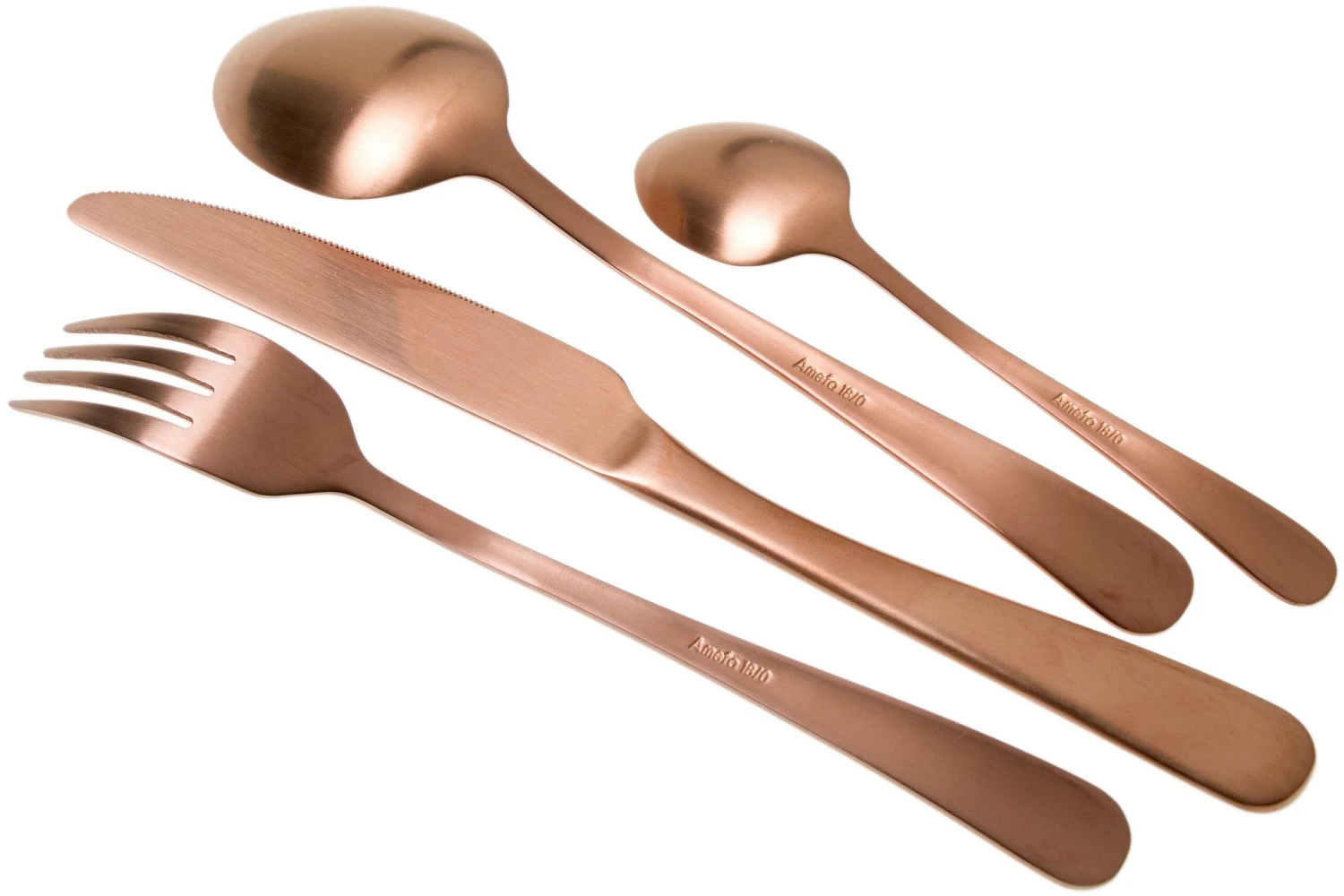 Amefa Austin 1410, 1410AETR24C40 24-teiliges Besteckset, Kupfer 4 Amefa Austin 1410, 1410AETR24C40 24-teiliges Besteckset, Kupfer – Bild 2
