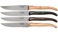 Laguiole En Aubrac Steakmesserset 4-teilig Verschiedenes Holz Mit Messerhalter -Victorinox Verkäufe AU4MC99SHMI 02 laguiole en aubrac