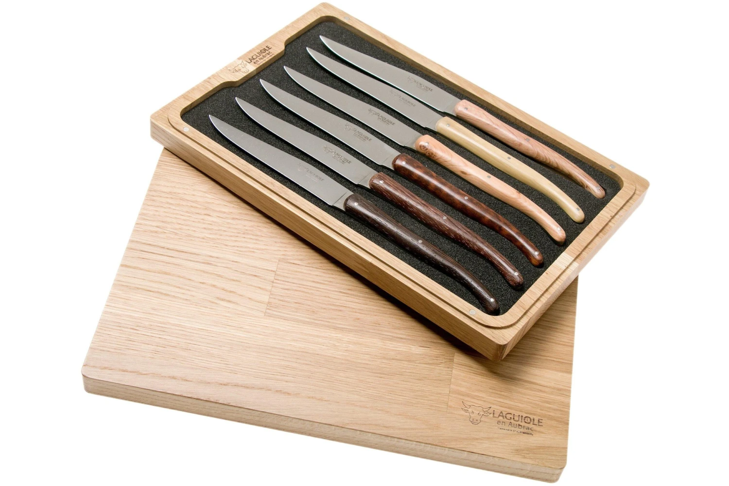Laguiole En Aubrac Quotidien Steakmesser-Set 6-teilig French Woods 3 Laguiole En Aubrac Quotidien Steakmesser-Set 6-teilig French Woods