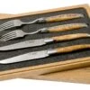 Laguiole En Aubrac CCF99OLIHL 4-teiliges Besteckset Olivenholz -Victorinox Verkäufe AUCCF99OLIHL 01 laguiole en aubrac