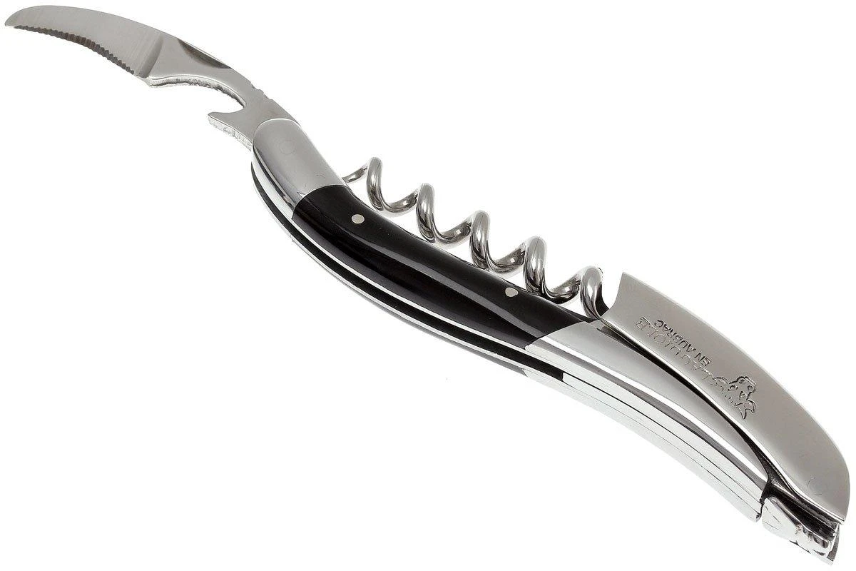 Laguiole En Aubrac Sommeliermesser Büffelhorn 5 Laguiole En Aubrac Sommeliermesser Büffelhorn – Bild 3