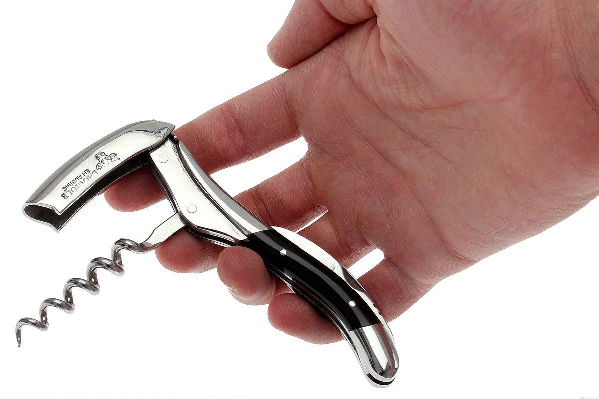 Laguiole En Aubrac Sommeliermesser Büffelhorn 6 Laguiole En Aubrac Sommeliermesser Büffelhorn – Bild 4