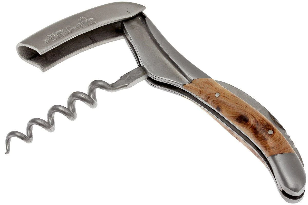 Laguiole En Aubrac Sommeliermesser Wachholderholz 4 Laguiole En Aubrac Sommeliermesser Wachholderholz – Bild 2