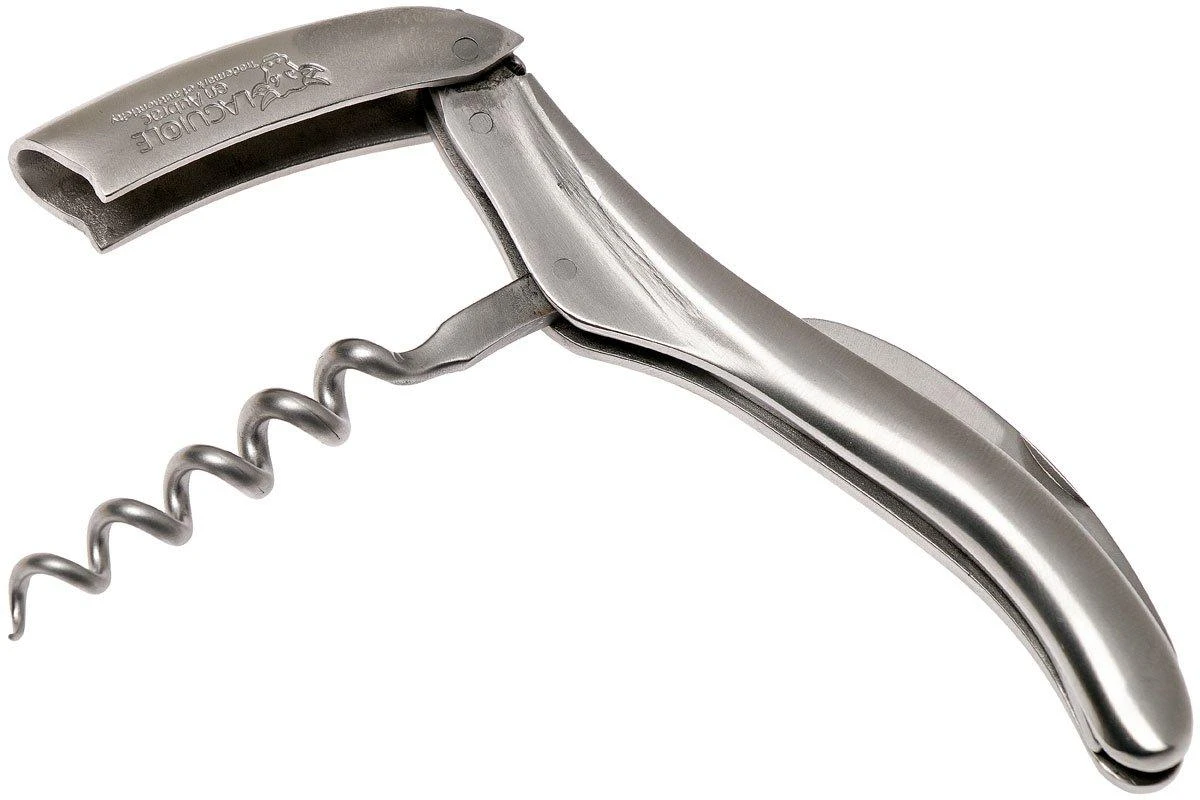 Laguiole En Aubrac Kellnermesser, Matter Edelstahl, SOP99IMI 4 Laguiole En Aubrac Kellnermesser, Matter Edelstahl, SOP99IMI – Bild 2