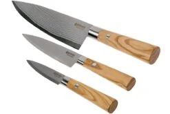 Böker Damast Olive 3-tlg. Messerset, 130440SET -Victorinox Verkäufe BO130440SET 03 boker bo130440set 03