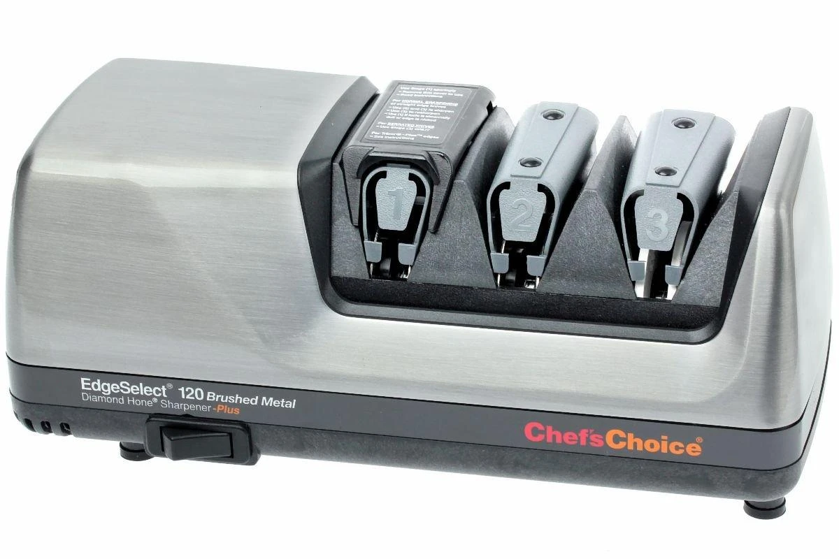 Chef's Choice CC120 Messerschärfer, Gebürstetes Metall 3 Chef's Choice CC120 Messerschärfer, Gebürstetes Metall