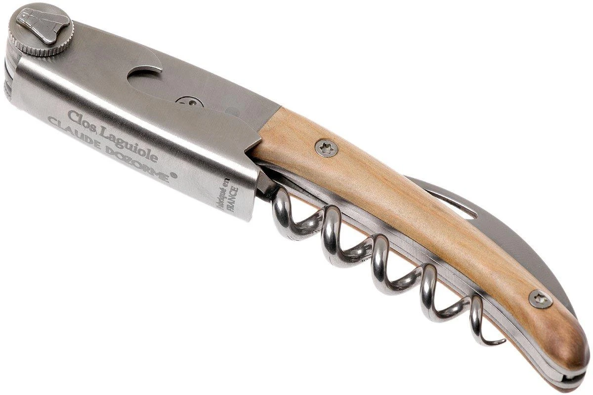 Claude Dozorme Clos Laguiole Kellnermesser, Olivenholz 3 Claude Dozorme Clos Laguiole Kellnermesser, Olivenholz