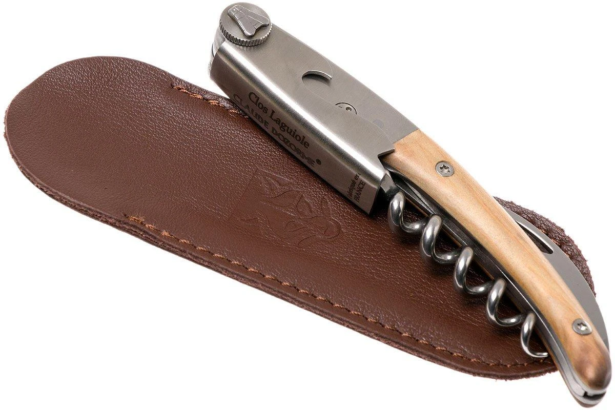 Claude Dozorme Clos Laguiole Kellnermesser, Olivenholz 7 Claude Dozorme Clos Laguiole Kellnermesser, Olivenholz – Bild 5