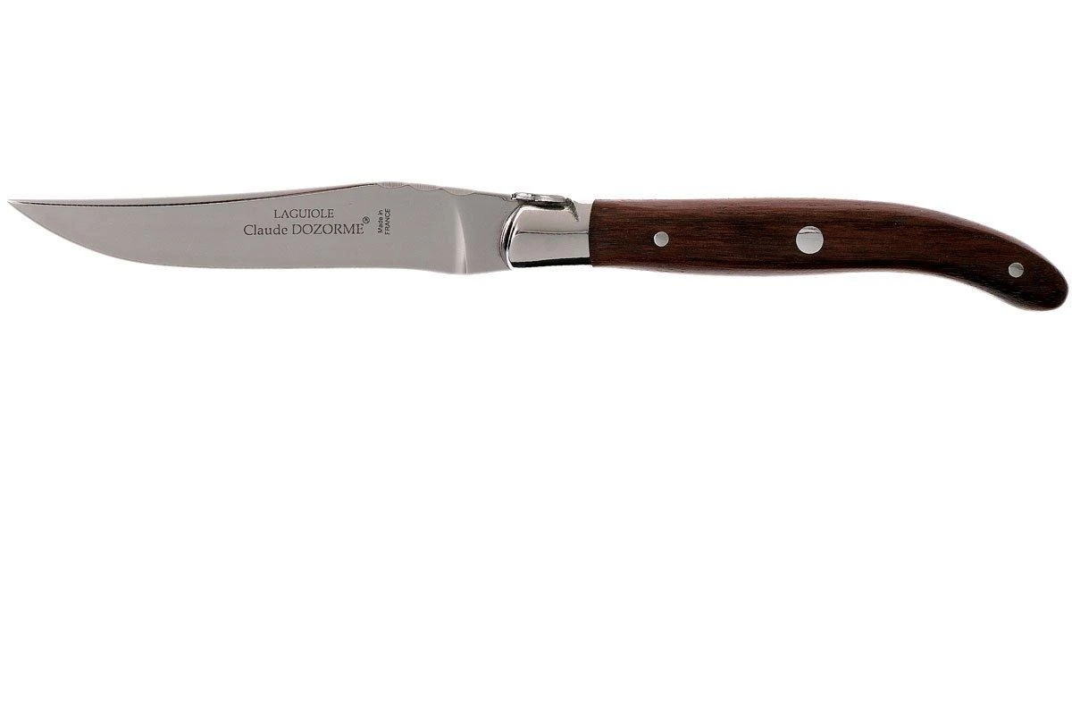 Claude Dozorme Laguiole Steakmesset 6-teilig, Rosenholz 4 Claude Dozorme Laguiole Steakmesset 6-teilig, Rosenholz – Bild 2
