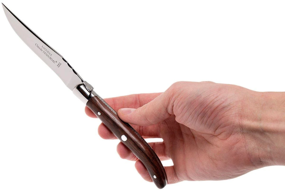 Claude Dozorme Laguiole Steakmesset 6-teilig, Rosenholz 9 Claude Dozorme Laguiole Steakmesset 6-teilig, Rosenholz – Bild 7