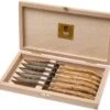 Claude Dozorme Laguiole Steakmesserset 6-teilig Ohne Bolster, Olivenholz -Victorinox Verkäufe CD2 60 001 89 01 claude dozorme cd2 60 001 89 01