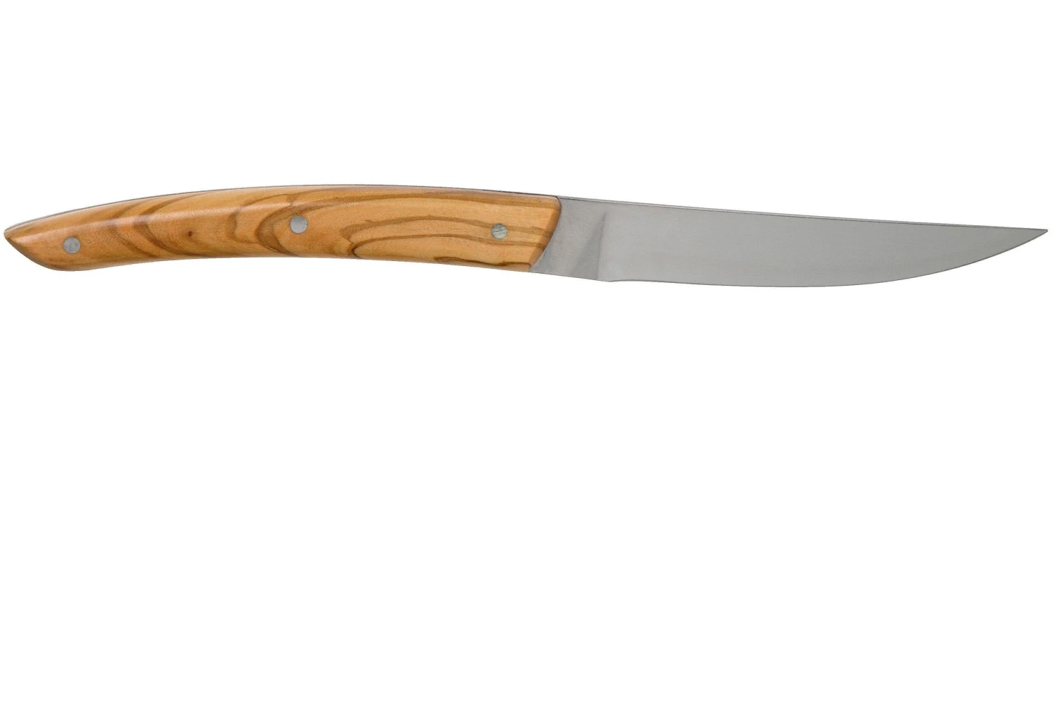 Claude Dozorme Le Thiers Steakmesserset 6-teilig, Olivenholz 4 Claude Dozorme Le Thiers Steakmesserset 6-teilig, Olivenholz – Bild 2