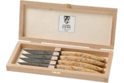 Claude Dozorme Le Thiers Steakmesserset 4-teilig, Birkenholz, Rot -Victorinox Verkäufe CD2 90 079 66R 06 claude dozorme