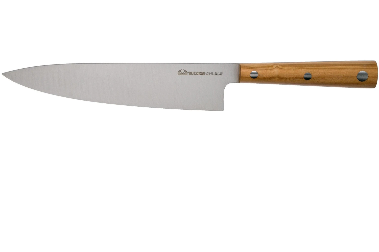 Due Cigni Hakucho Gyuto 21 Cm, Olivenholz 3 Due Cigni Hakucho Gyuto 21 Cm, Olivenholz