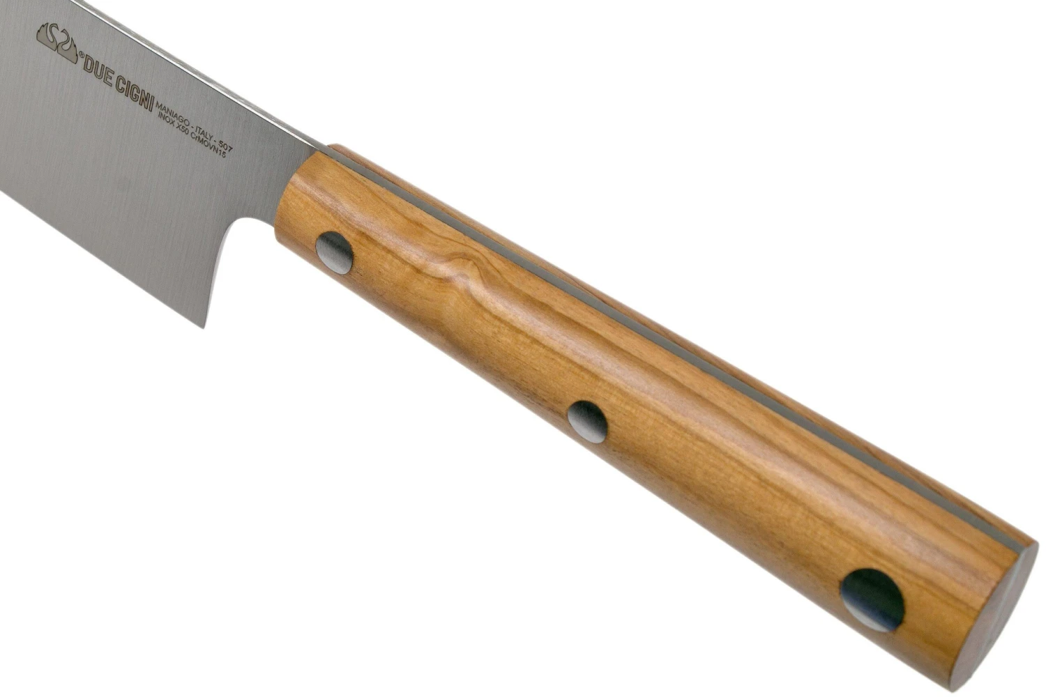 Due Cigni Hakucho Gyuto 21 Cm, Olivenholz 7 Due Cigni Hakucho Gyuto 21 Cm, Olivenholz – Bild 5