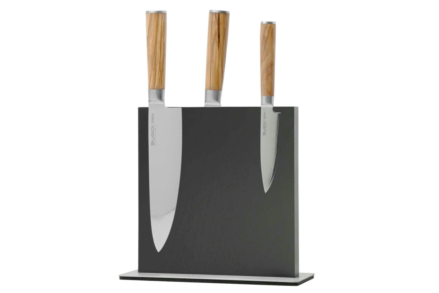 Eden Magnetic Knife Block EQB102 Eschenholz, Schwarz 8 Eden Magnetic Knife Block EQB102 Eschenholz, Schwarz – Bild 6