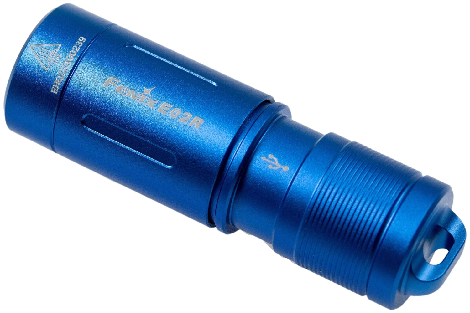 Fenix E02R Aufladbare Schlüsselbundlampe, 200 Lumen, Blau 5 Fenix E02R Aufladbare Schlüsselbundlampe, 200 Lumen, Blau – Bild 3