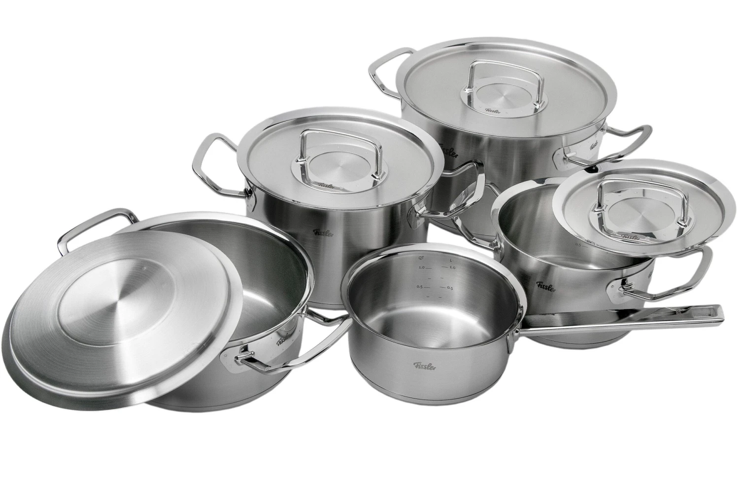 Fissler Original Profi Collection 084-128-05-000, 5-teiliges Topfset 3 Fissler Original Profi Collection 084-128-05-000, 5-teiliges Topfset