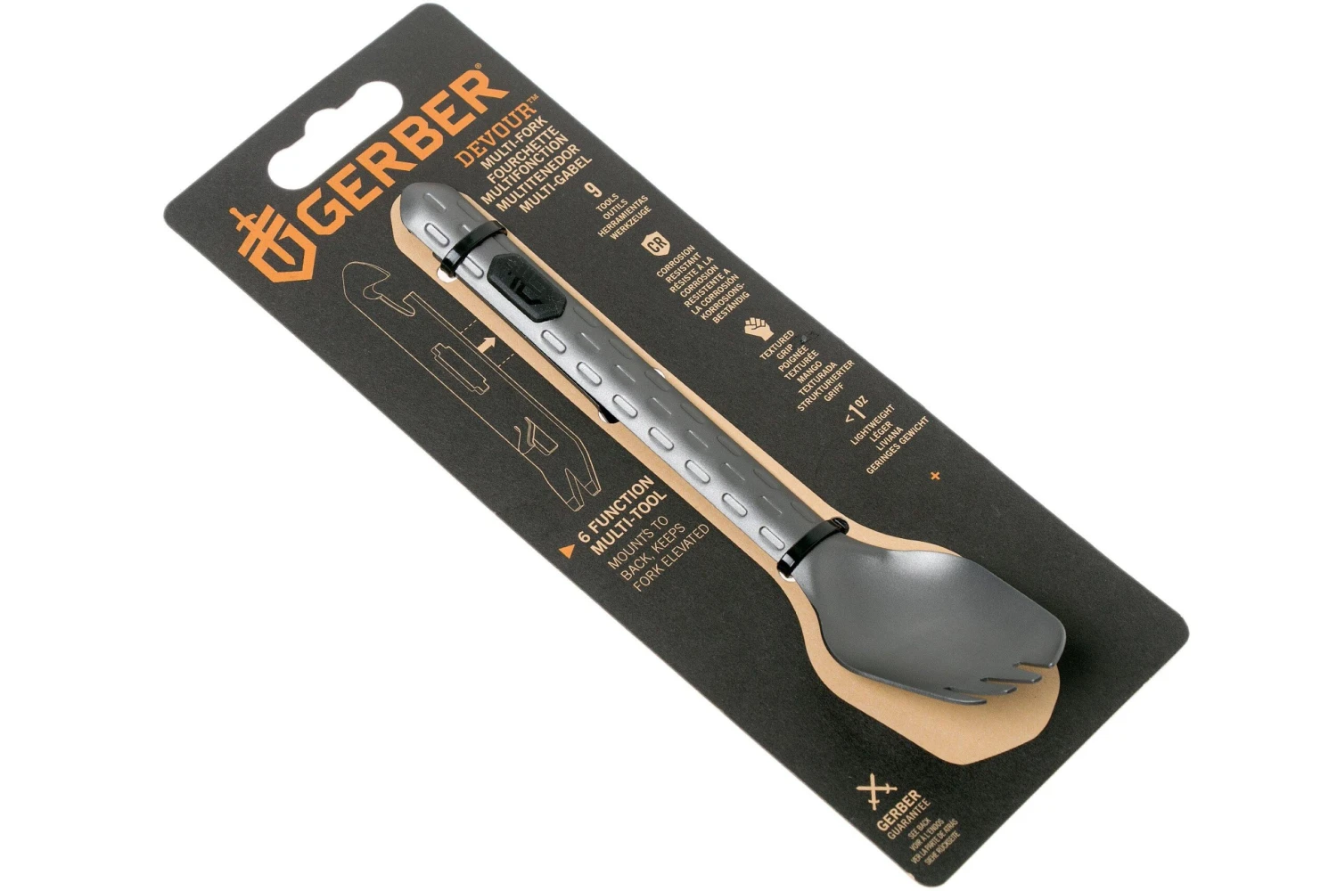 Gerber Devour - Cook Eat Clean Spork, Onyx 7 Gerber Devour - Cook Eat Clean Spork, Onyx – Bild 5