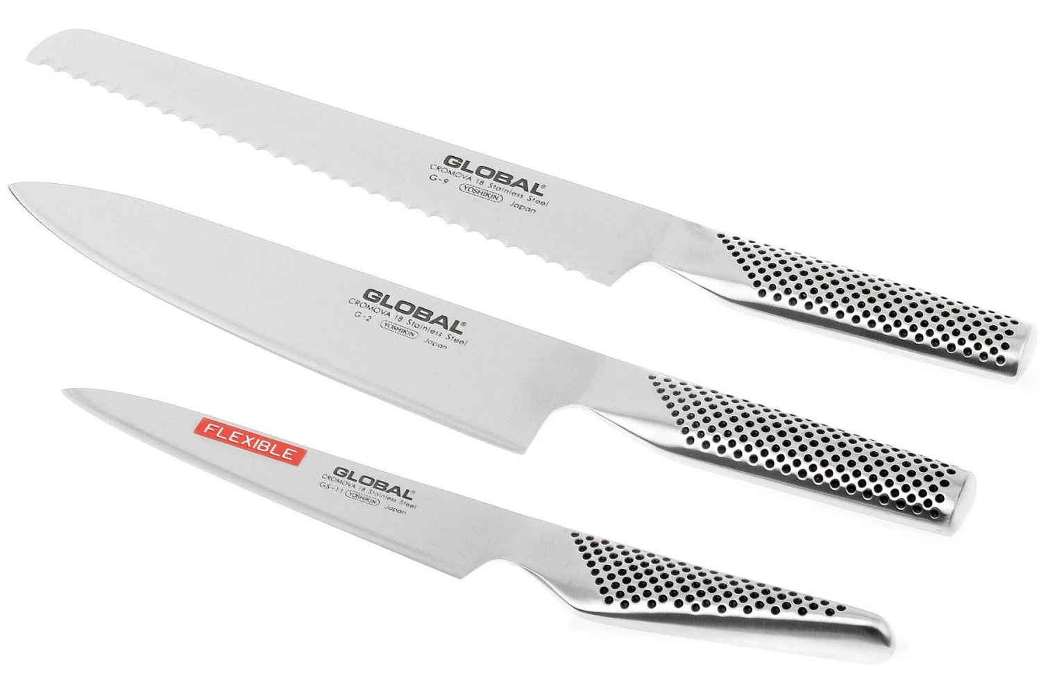 Global G9211 3-teiliges Messerset 4 Global G9211 3-teiliges Messerset – Bild 2