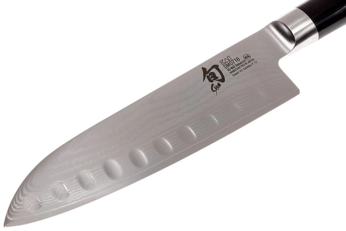 Kai Shun - Santoku Mit Kullenschliff 18 Cm 5 Kai Shun - Santoku Mit Kullenschliff 18 Cm – Bild 3