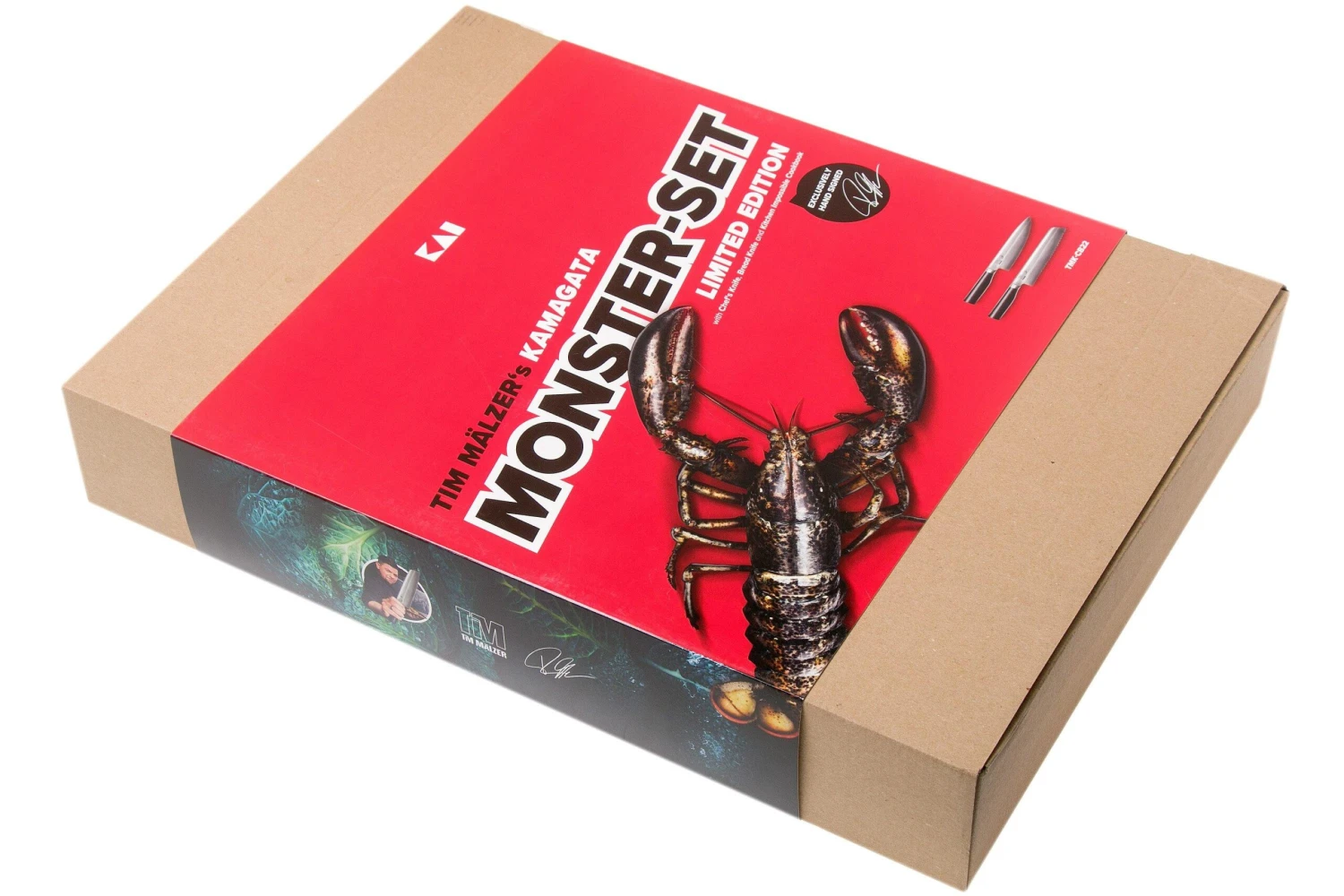 Kai Tim Malzer Kamagata Monster Set TMK-CB22, 2-teiliges Messerset: Kochmesser Und Brotmesser + Kochbuch 8 Kai Tim Malzer Kamagata Monster Set TMK-CB22, 2-teiliges Messerset: Kochmesser Und Brotmesser + Kochbuch – Bild 6