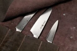 Knivesandtools Messertasche Leder Utah Choco 45x47 -Victorinox Verkäufe KNKB340152 5 04 knivesandtools tas knkb340152 5 04