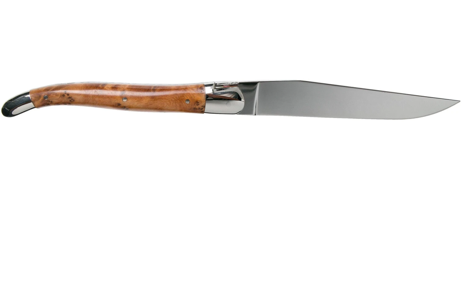 Forge De Laguiole, LAT22MINTHBRI, 2-teiliges Steakmesserset Poliert, Thuya-Holz 4 Forge De Laguiole, LAT22MINTHBRI, 2-teiliges Steakmesserset Poliert, Thuya-Holz – Bild 2