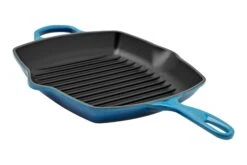 Le Creuset Signature Grillpfanne/Skilletquadratisch, 26 Cm, Azurblau -Victorinox Verkäufe LC20183262200422 03 lecreuset