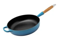 Le Creuset Sautierpfanne/Sauteuse, Gusseisern, Azurblau, 28 Cm, 3,6 Liter