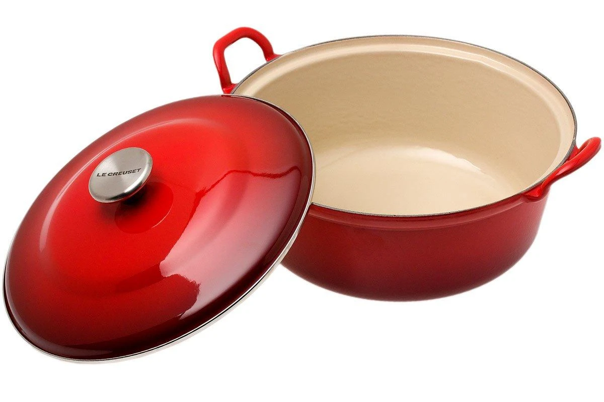 Le Creuset Faitout / Bratentopf 28 Cm, 4,9 L Rot 4 Le Creuset Faitout / Bratentopf 28 Cm, 4,9 L Rot – Bild 2