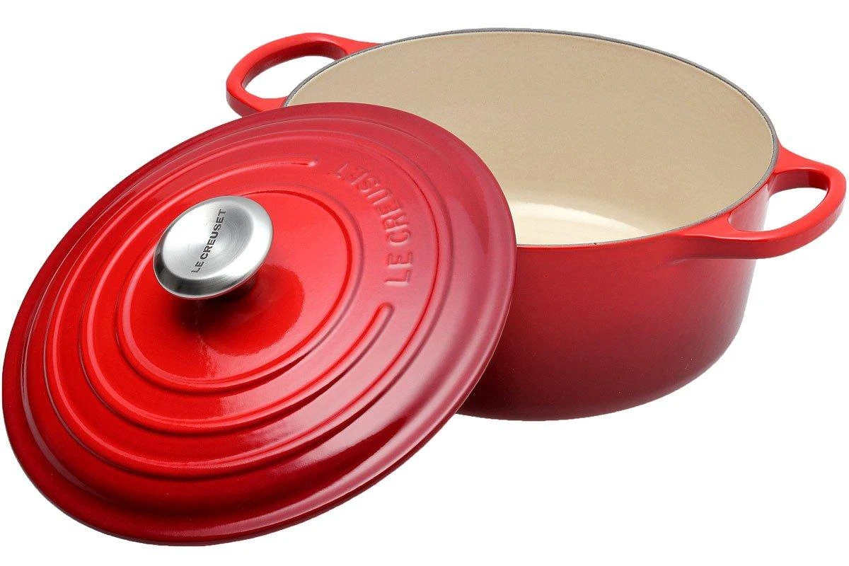 Le Creuset Bräter/Cocotte 24 Cm, 4,2 L Rot 4 Le Creuset Bräter/Cocotte 24 Cm, 4,2 L Rot – Bild 2