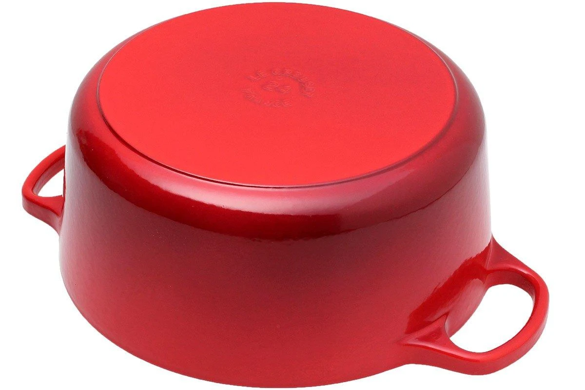 Le Creuset Bräter/Cocotte 24 Cm, 4,2 L Rot 5 Le Creuset Bräter/Cocotte 24 Cm, 4,2 L Rot – Bild 3