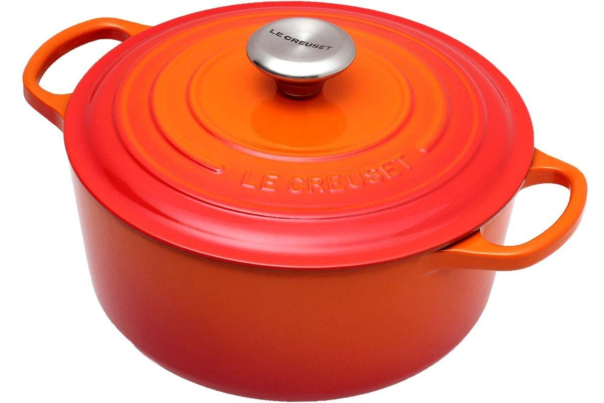 Le Creuset Bräter/Cocotte 24 Cm, 4,2 L Orange 3 Le Creuset Bräter/Cocotte 24 Cm, 4,2 L Orange