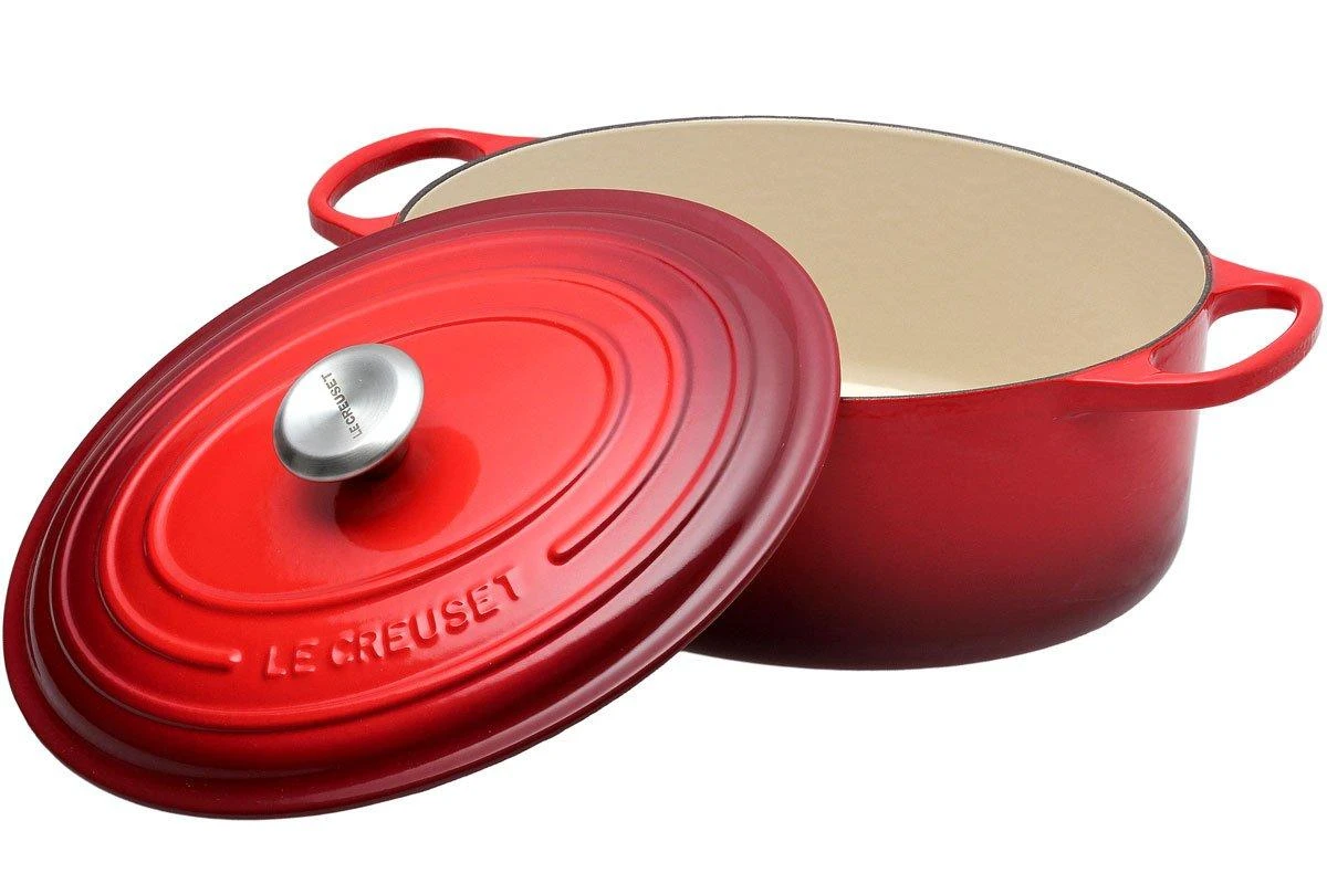 Le Creuset Bräter/Cocotte Oval 31 Cm, 6,3 L Rot 4 Le Creuset Bräter/Cocotte Oval 31 Cm, 6,3 L Rot – Bild 2