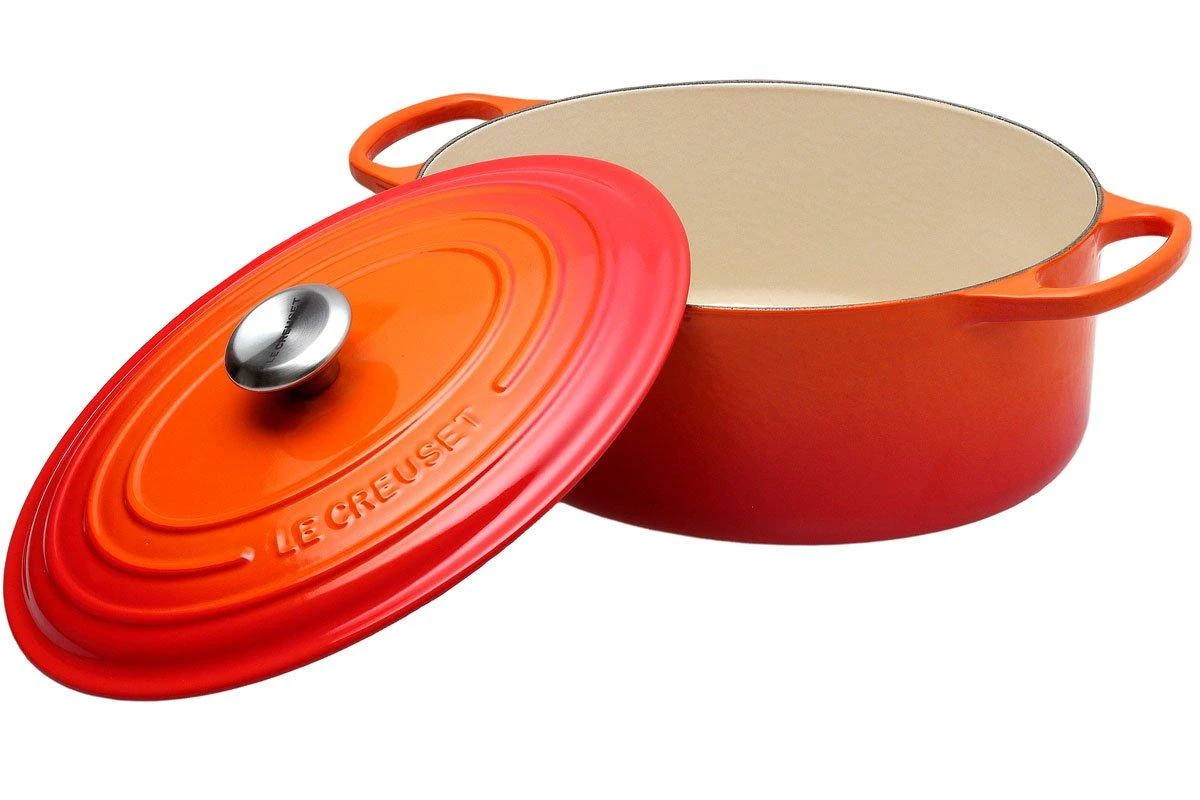 Le Creuset Bräter - Cocotte Oval 31 Cm, 6,3 L Orange 4 Le Creuset Bräter - Cocotte Oval 31 Cm, 6,3 L Orange – Bild 2