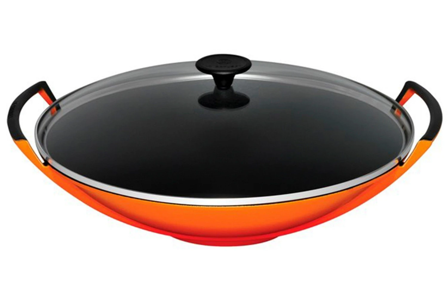 Le Creuset La Fonte Wok 36 Cm Emailliert, Orange 3 Le Creuset La Fonte Wok 36 Cm Emailliert, Orange