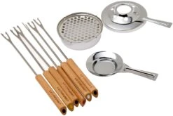 Le Creuset Fondueset Mit Gusseiserner Handgriff, 2L, Kirschrot -Victorinox Verkäufe LC60020000602460 03 le creuset v201812