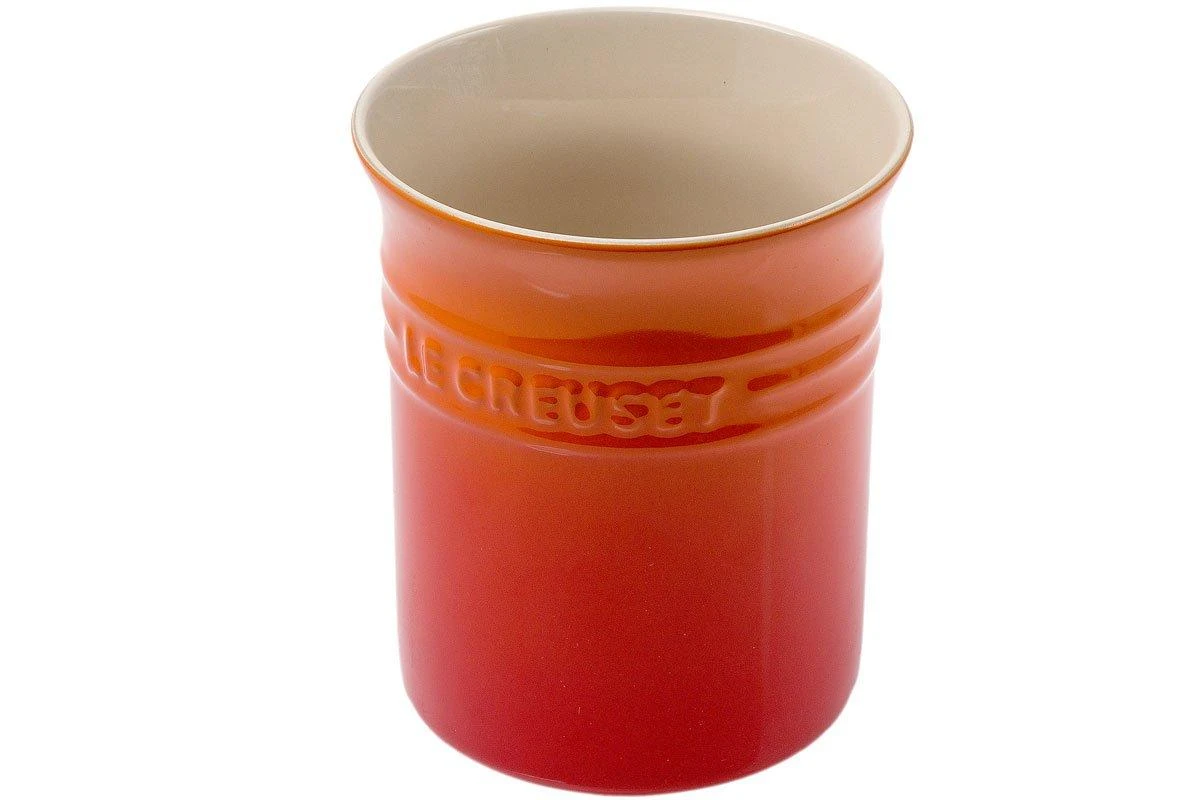 Le Creuset Behälter Für Kochutensilien Orange-rot, 15 Cm 3 Le Creuset Behälter Für Kochutensilien Orange-rot, 15 Cm