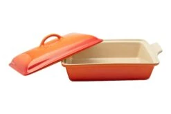 Le Creuset Auflaufform Rechteckig Mit Deckel, 33 Cm, Orange-rot -Victorinox Verkäufe LC91001533090000 02 lecreuset