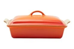 Le Creuset Auflaufform Rechteckig Mit Deckel, 33 Cm, Orange-rot -Victorinox Verkäufe LC91001533090000 03 lecreuset
