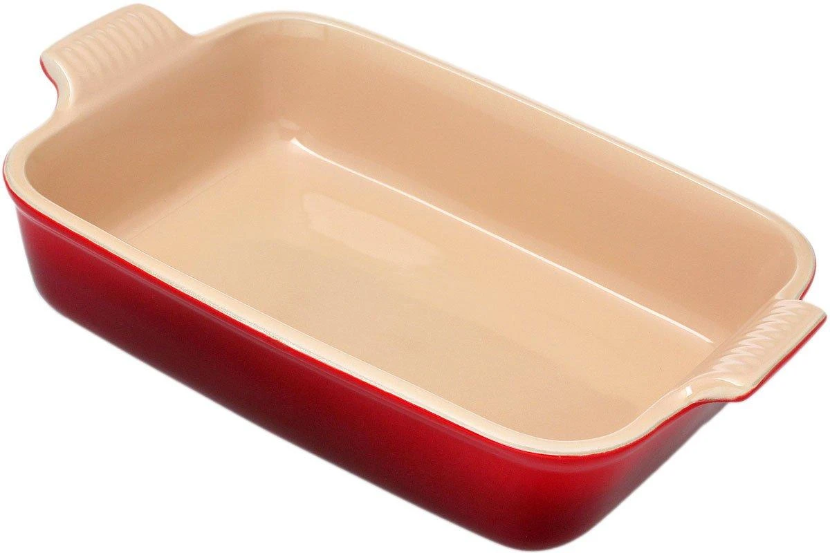 Le Creuset Auflaufform Rechteckig 2,4L , 26 Cm, Rot 3 Le Creuset Auflaufform Rechteckig 2,4L , 26 Cm, Rot