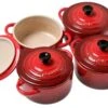 Le Creuset Les Céramiques Mini-Cocotte Set 10 Cm, Kirschrot -Victorinox Verkäufe LC91006900060010 01 le creuset