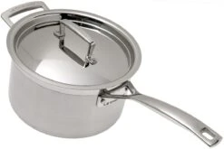 Le Creuset 3-ply Stielkasserolle Mit Deckel, 20 Cm, 3,8L
