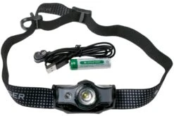 Led Lenser Ledlenser MH5 Wiederaufladbare Stirnlampe, Schwarz Und Grau -Victorinox Verkäufe LLMH5 BKGR 06 ledlenser