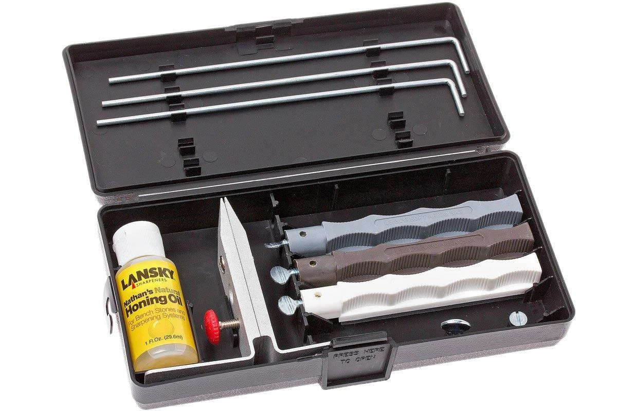 Lansky Natural Arkansas Sharpening System 3 Lansky Natural Arkansas Sharpening System