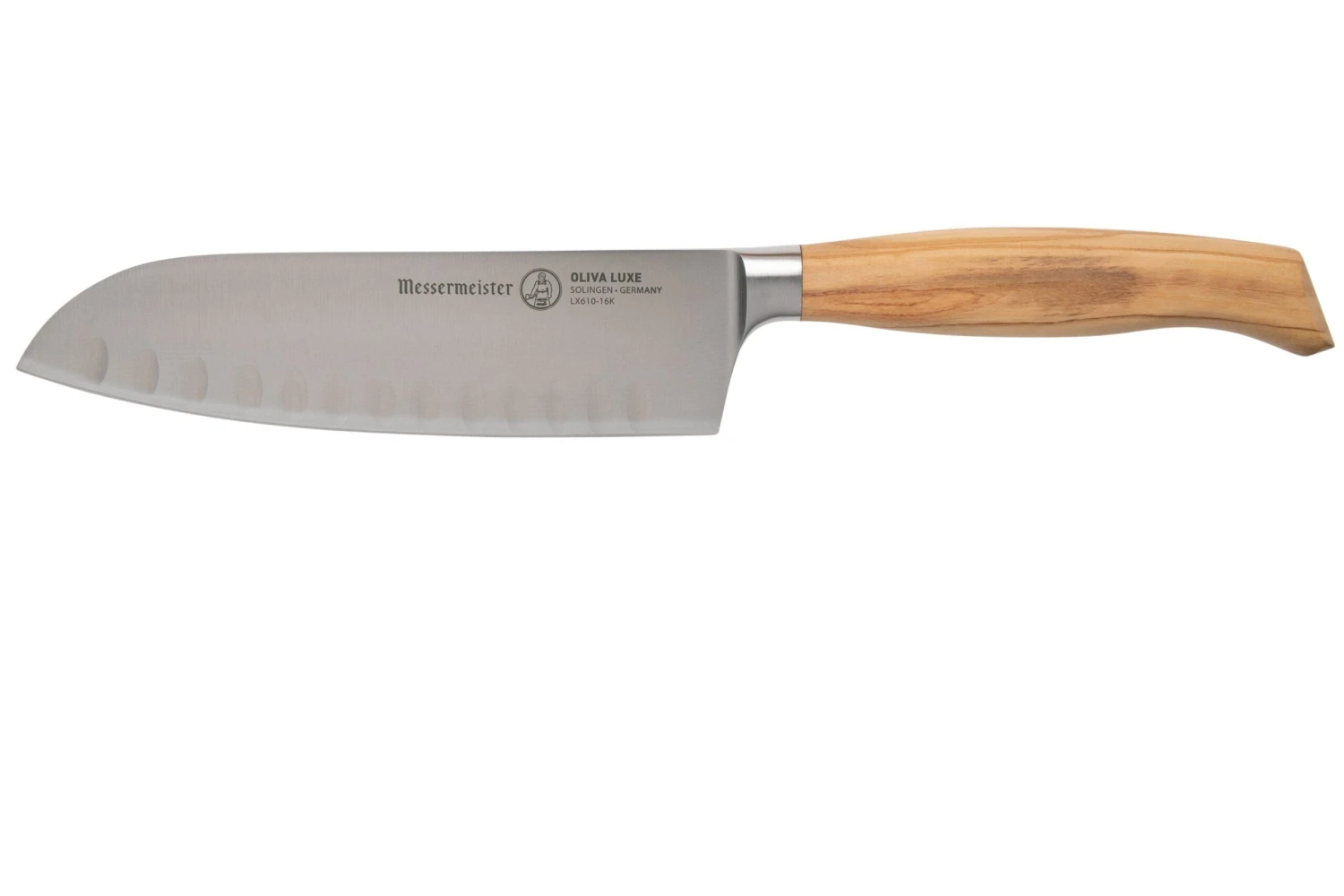 Messermeister Oliva Luxe LX610-16K Santoku Mit Kullen, 16 Cm 3 Messermeister Oliva Luxe LX610-16K Santoku Mit Kullen, 16 Cm