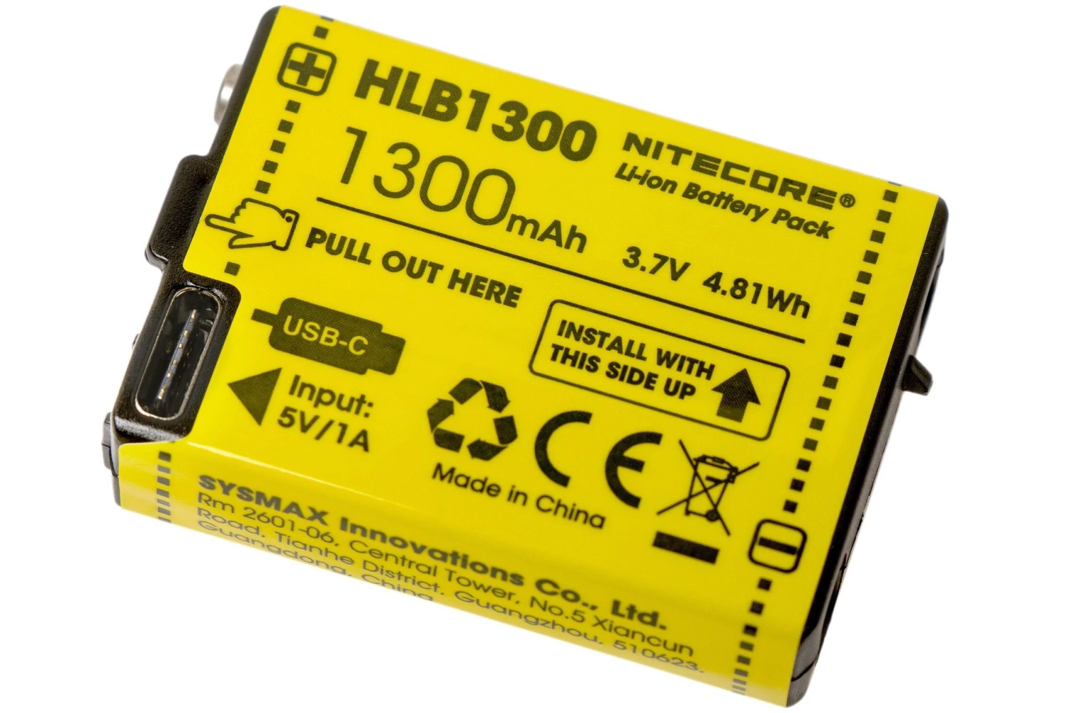 Nitecore HLB1300 Akku Für Den UT27 3 Nitecore HLB1300 Akku Für Den UT27