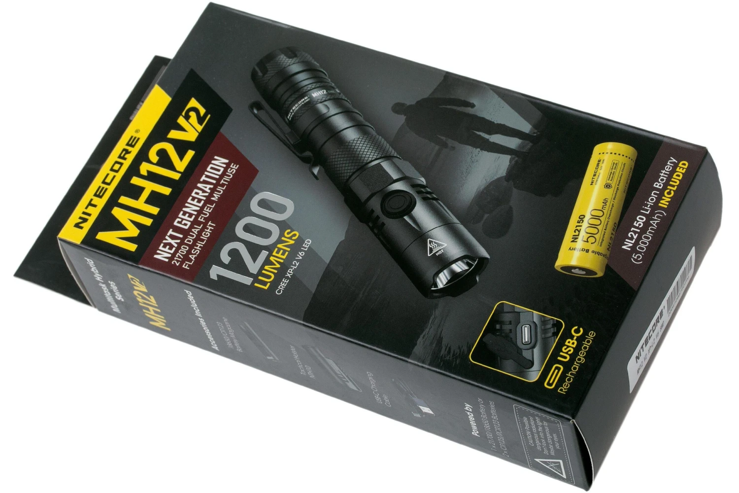 NiteCore MH12 V2 Aufladbare Taschenlampe, 1200 Lumen 9 NiteCore MH12 V2 Aufladbare Taschenlampe, 1200 Lumen – Bild 7