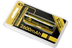 NiteCore NL1826R Micro-USB Aufladbarer 18650 Li-ion Akku, 2600mAh